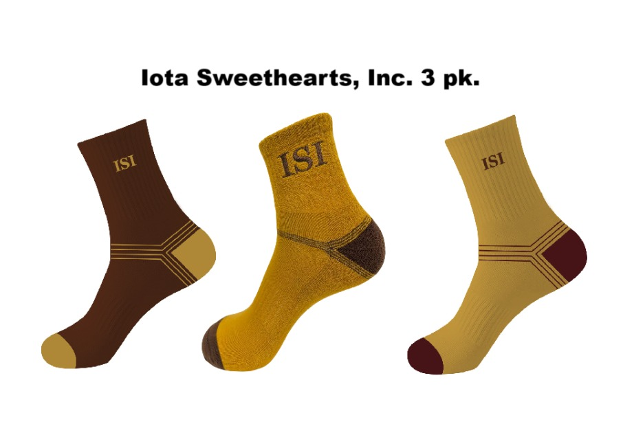 pack of 3 Iota Sweethearts, Inc. Socks Product Code is ISI200 - Image 1