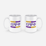 Omega Psi Phi 15 oz Coffee Cup product code is OPP300